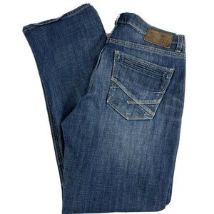 BKE Tyler Mens Denim Straight Leg Medium Wash Jean
